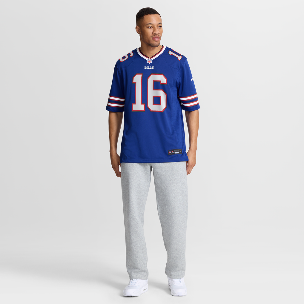 Men's Buffalo Bills Tyler Bass Nike  Royal Team Game Jersey - Image 5