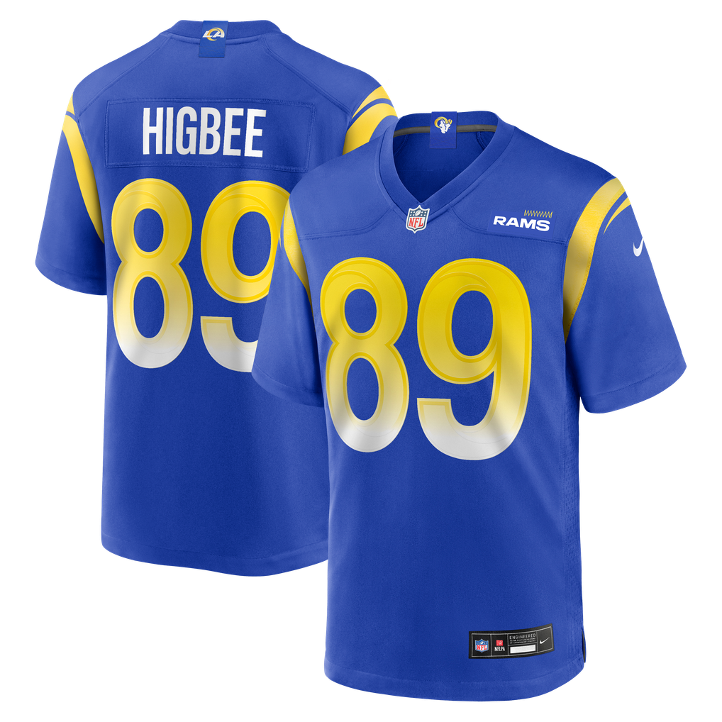 Men's Los Angeles Rams Tyler Higbee Nike Royal Game Player Jersey - Image 1