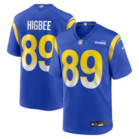 Men's Los Angeles Rams Tyler Higbee Nike Royal Game Player Jersey - Image 1