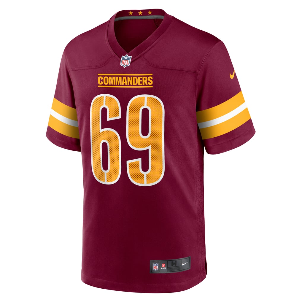 Men's Washington Commanders Tyler Ott Nike  Burgundy  Game Jersey - Image 3