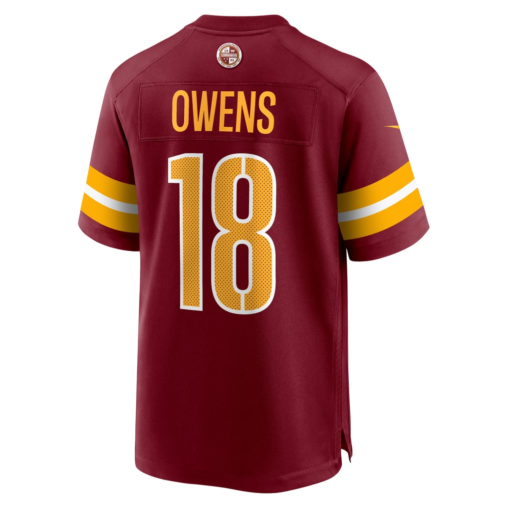 Men's Washington Commanders Tyler Owens Nike  Burgundy Team Game Jersey - Image 4