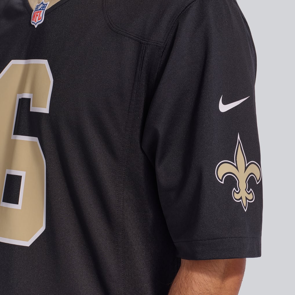 Men's New Orleans Saints Tyler Shough Nike Black Game Jersey - Image 12