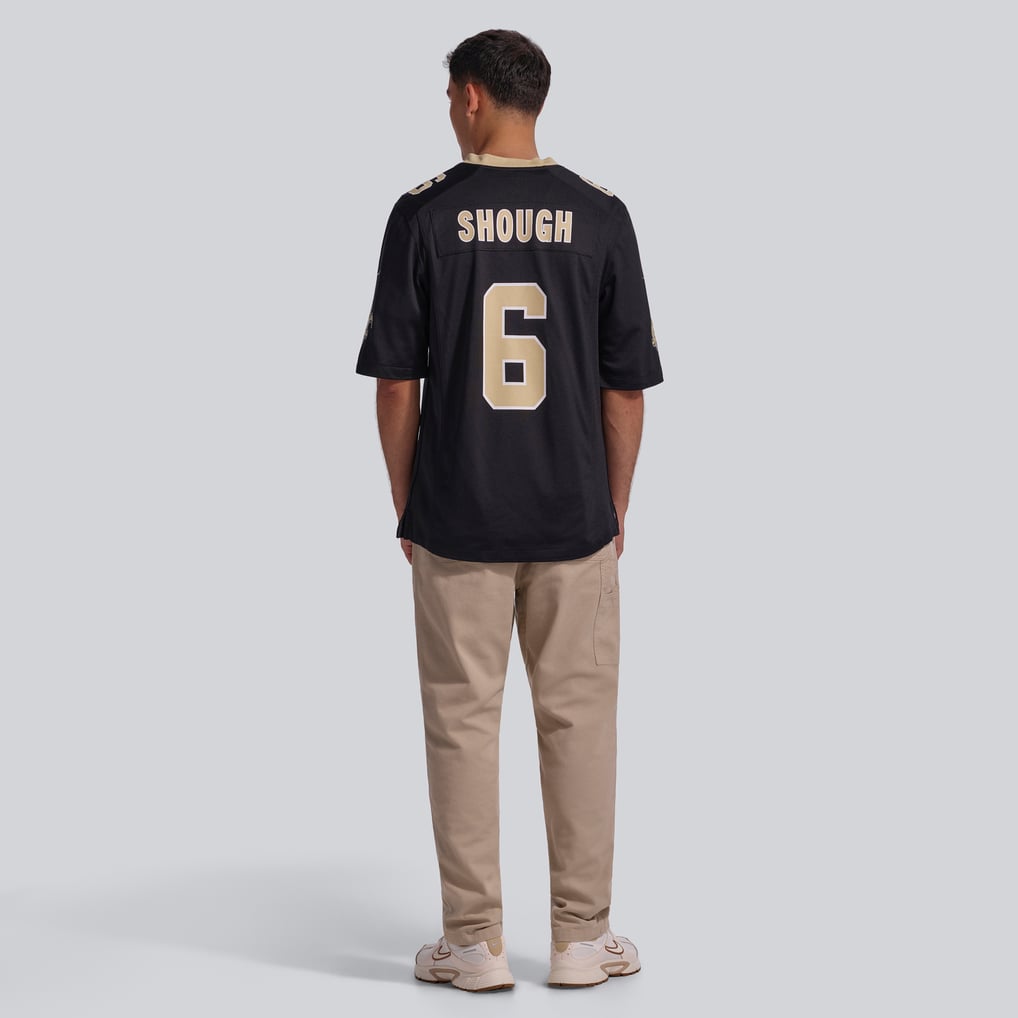 Men's New Orleans Saints Tyler Shough Nike Black Game Jersey - Image 6