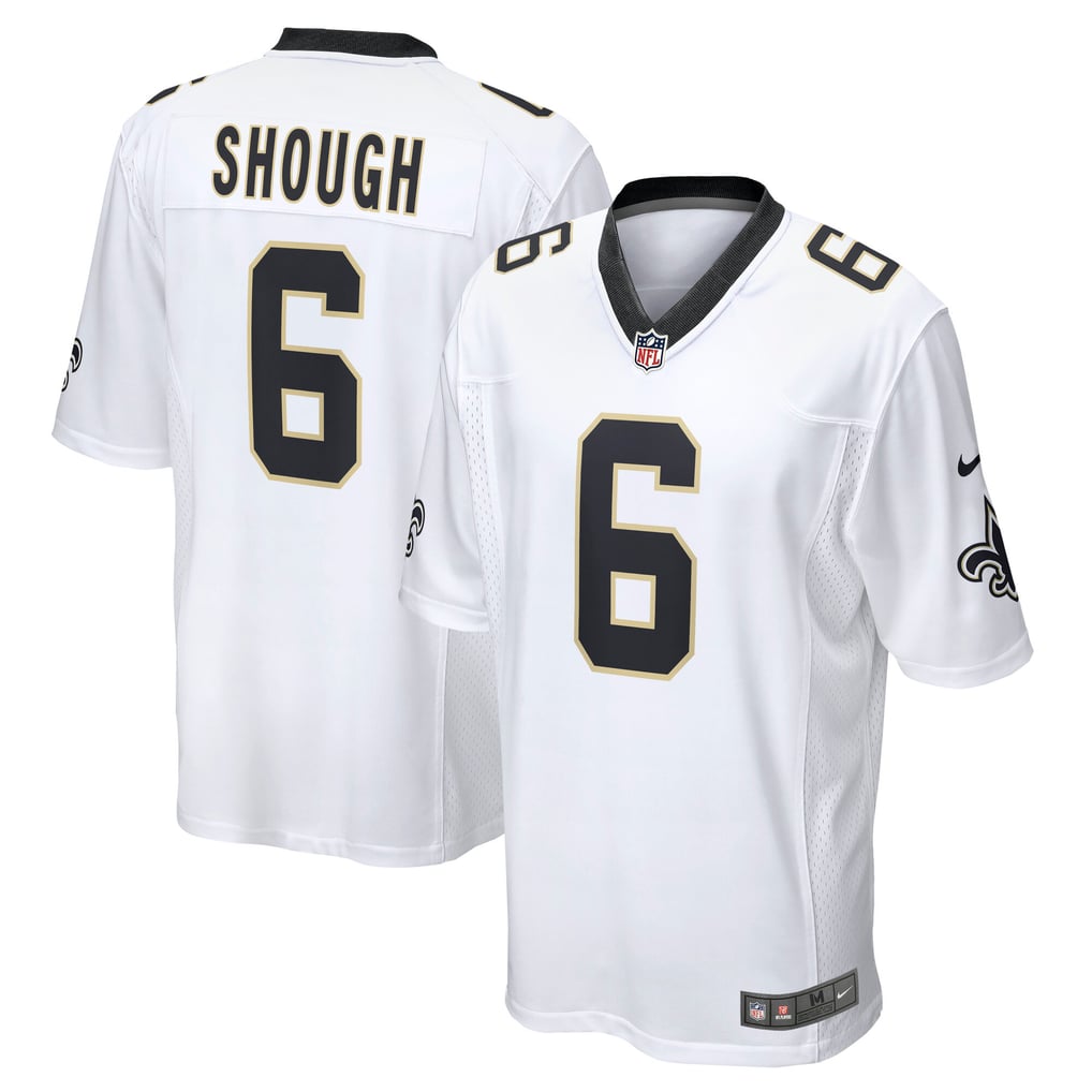 Men's New Orleans Saints Tyler Shough Nike White Game Player Jersey - Image 2