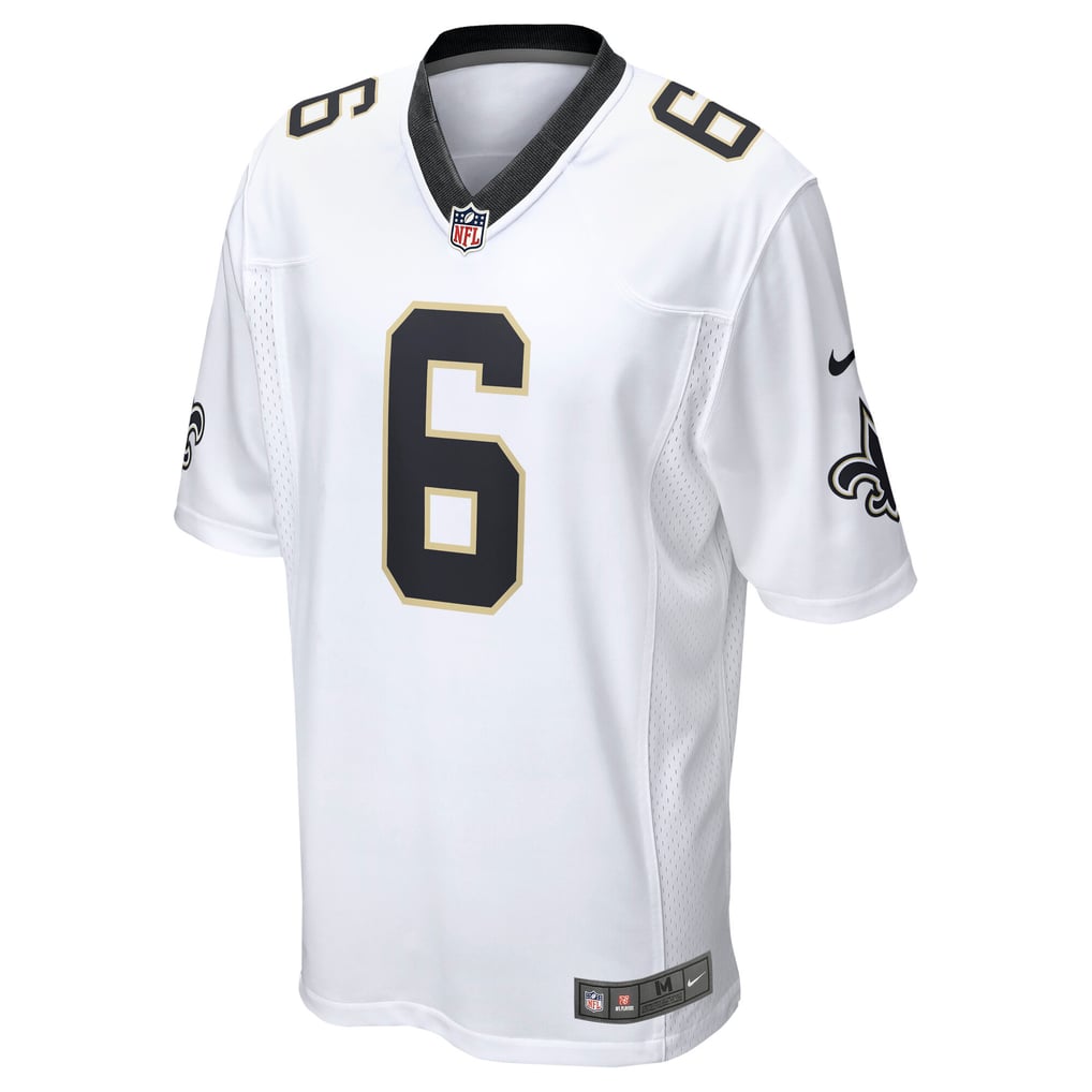 Men's New Orleans Saints Tyler Shough Nike White Game Player Jersey - Image 3