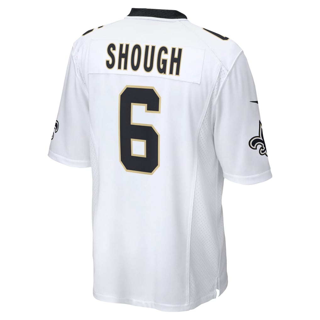 Men's New Orleans Saints Tyler Shough Nike White Game Player Jersey - Image 4