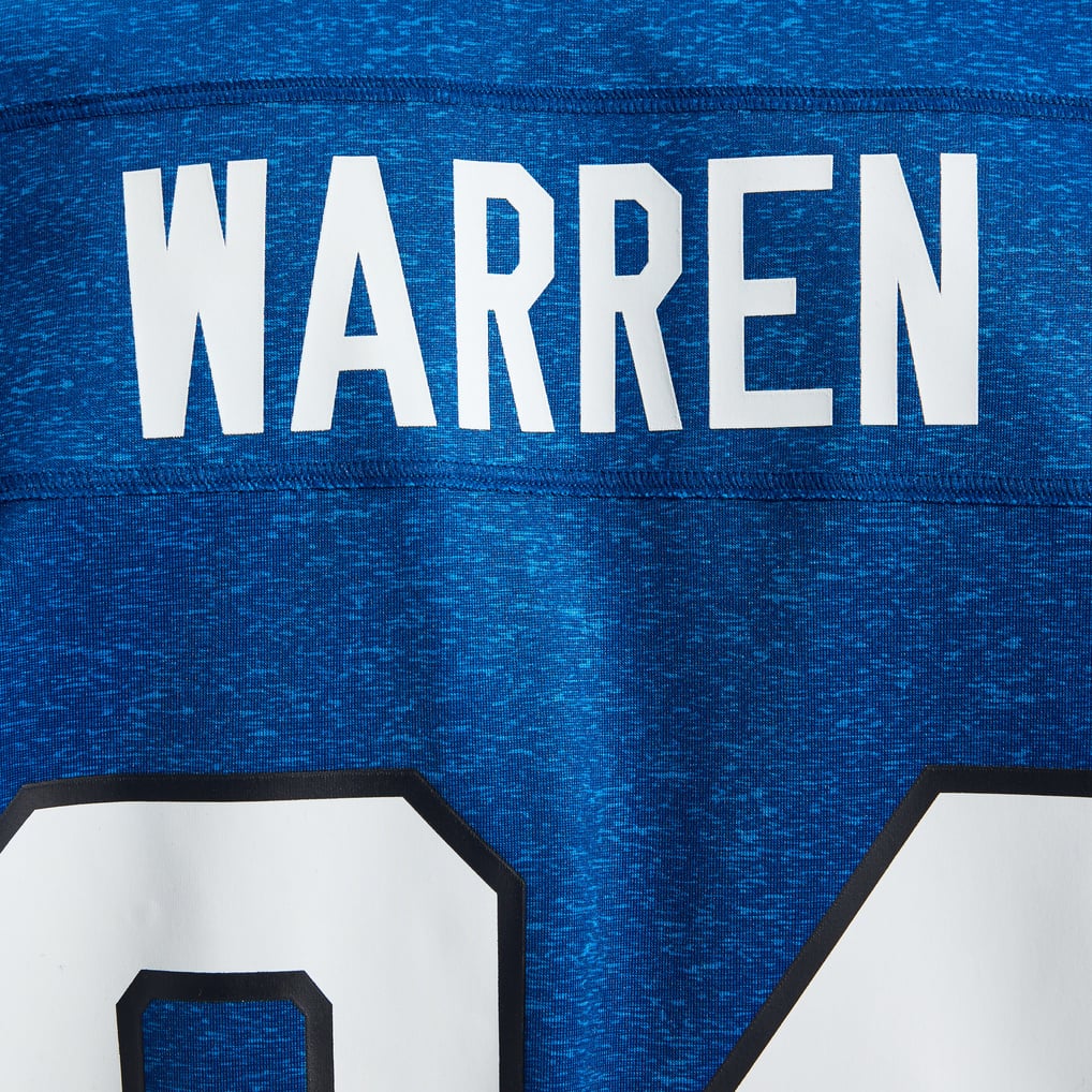 Men's Indianapolis Colts Tyler Warren Nike  Heather Royal Alternate 2 Indiana Nights Game Jersey - Image 13