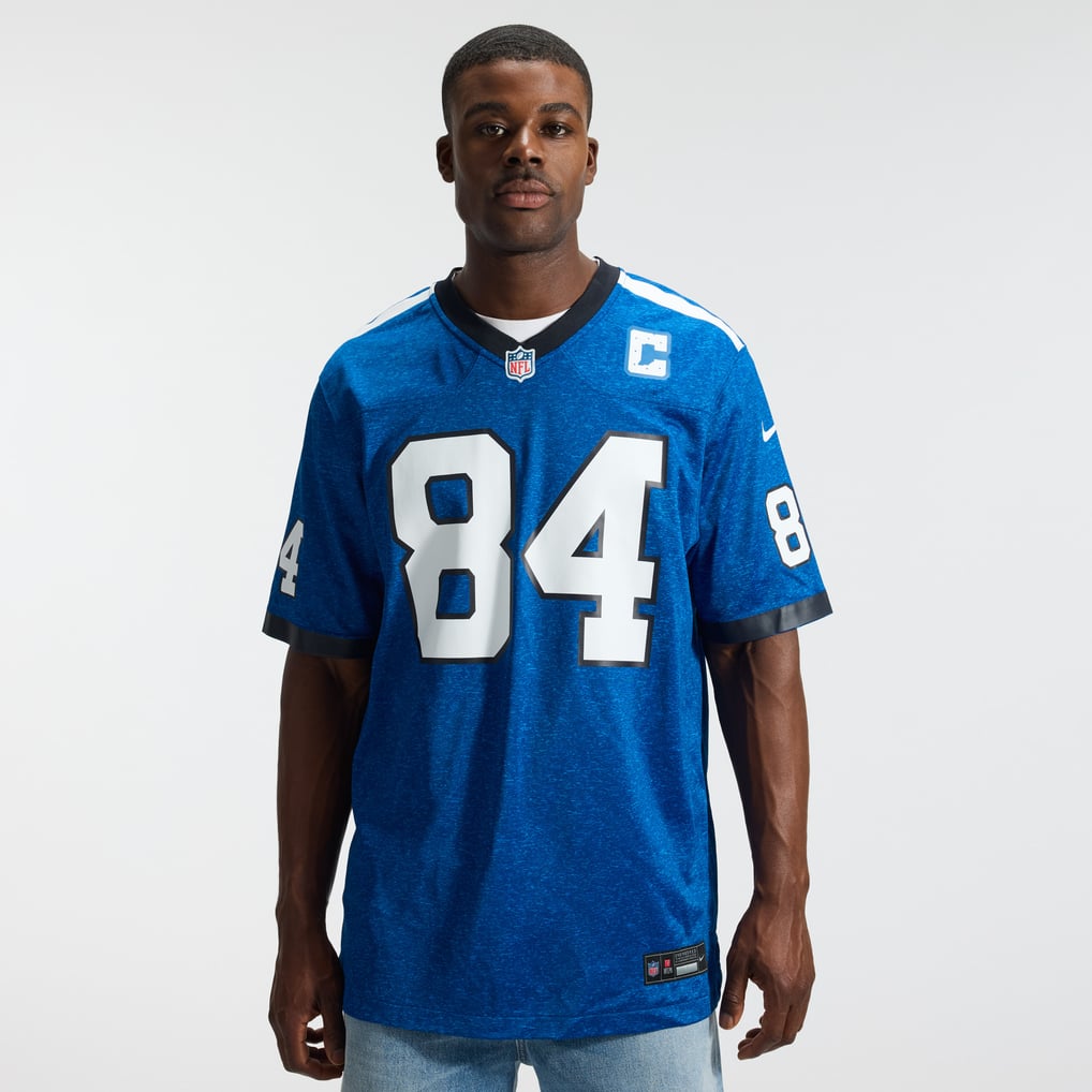 Men's Indianapolis Colts Tyler Warren Nike  Heather Royal Alternate 2 Indiana Nights Game Jersey - Image 3
