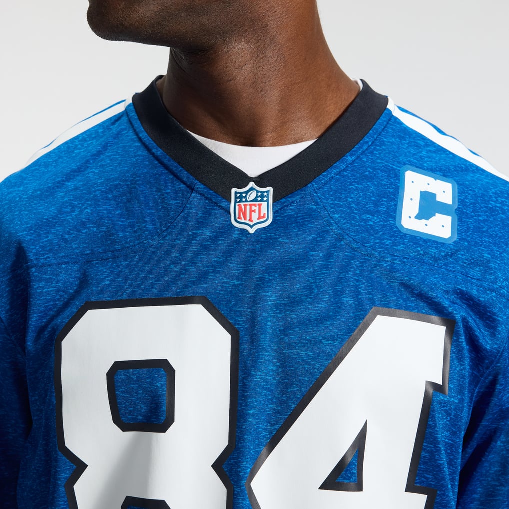 Men's Indianapolis Colts Tyler Warren Nike  Heather Royal Alternate 2 Indiana Nights Game Jersey - Image 10