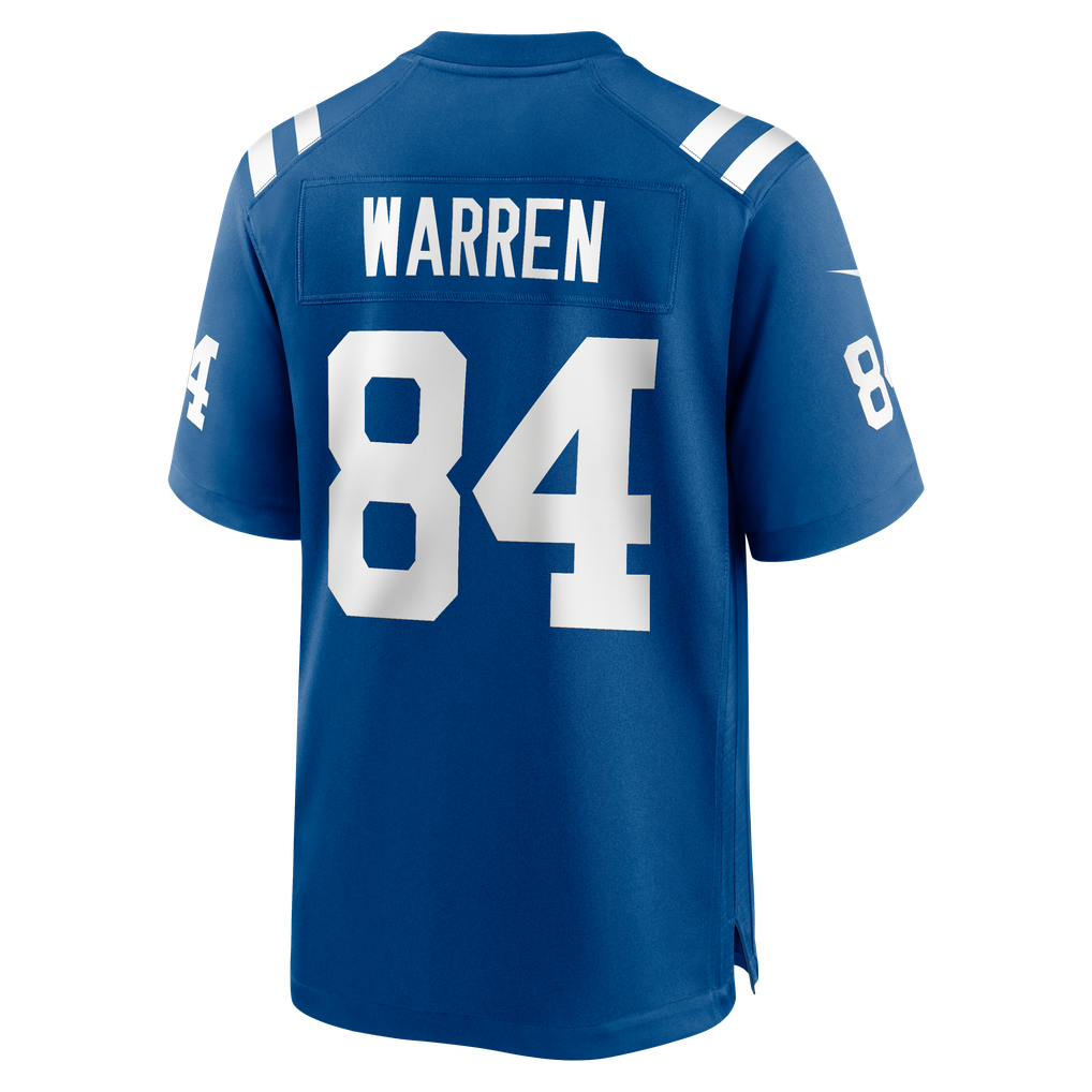 Men's Indianapolis Colts Tyler Warren Nike Royal Team Game Jersey - Image 4