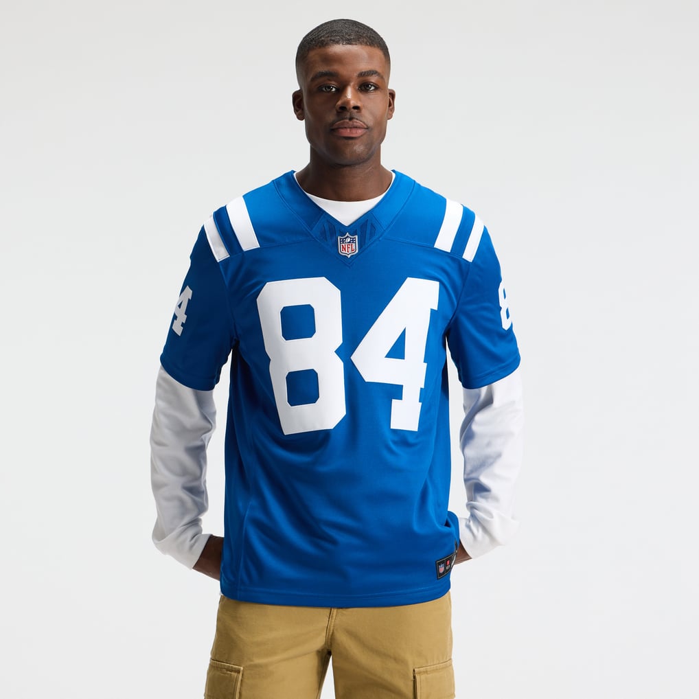 Men's Indianapolis Colts Tyler Warren Nike Royal Team Vapor F.U.S.E. Stitched Limited Jersey - Image 3