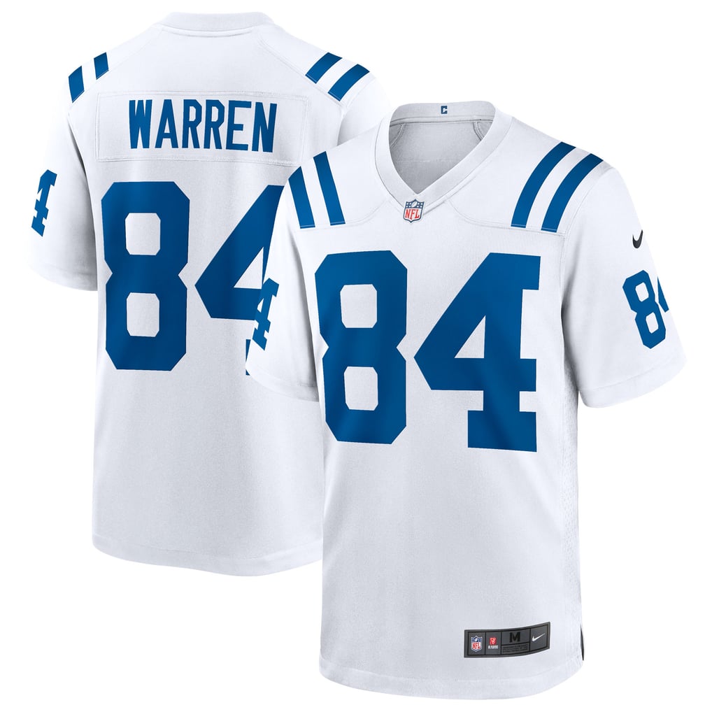 Men's Indianapolis Colts Tyler Warren Nike  White  Game Jersey - Image 2