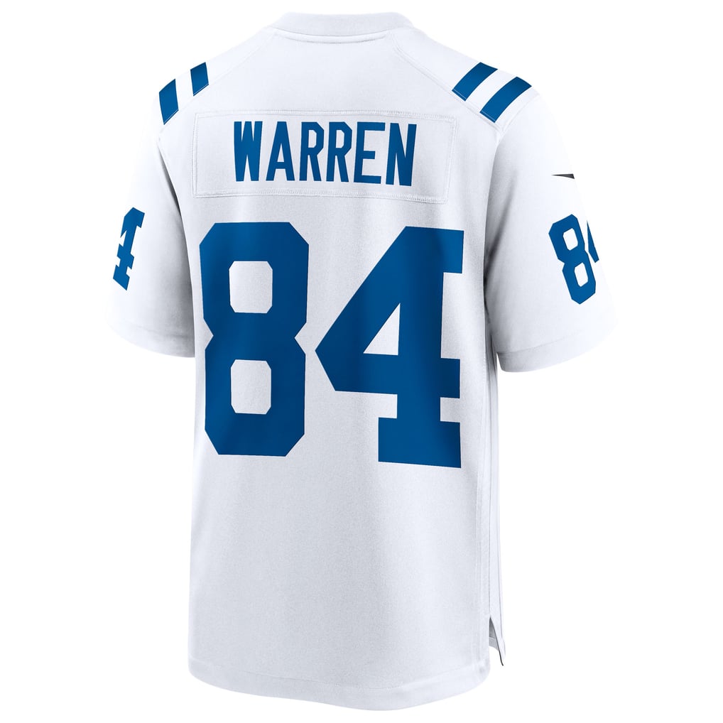 Men's Indianapolis Colts Tyler Warren Nike  White  Game Jersey - Image 4