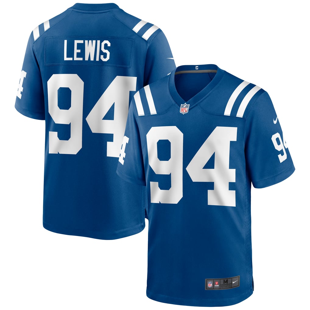 Men's Indianapolis Colts Tyquan Lewis Nike Royal Game Jersey - Image 2