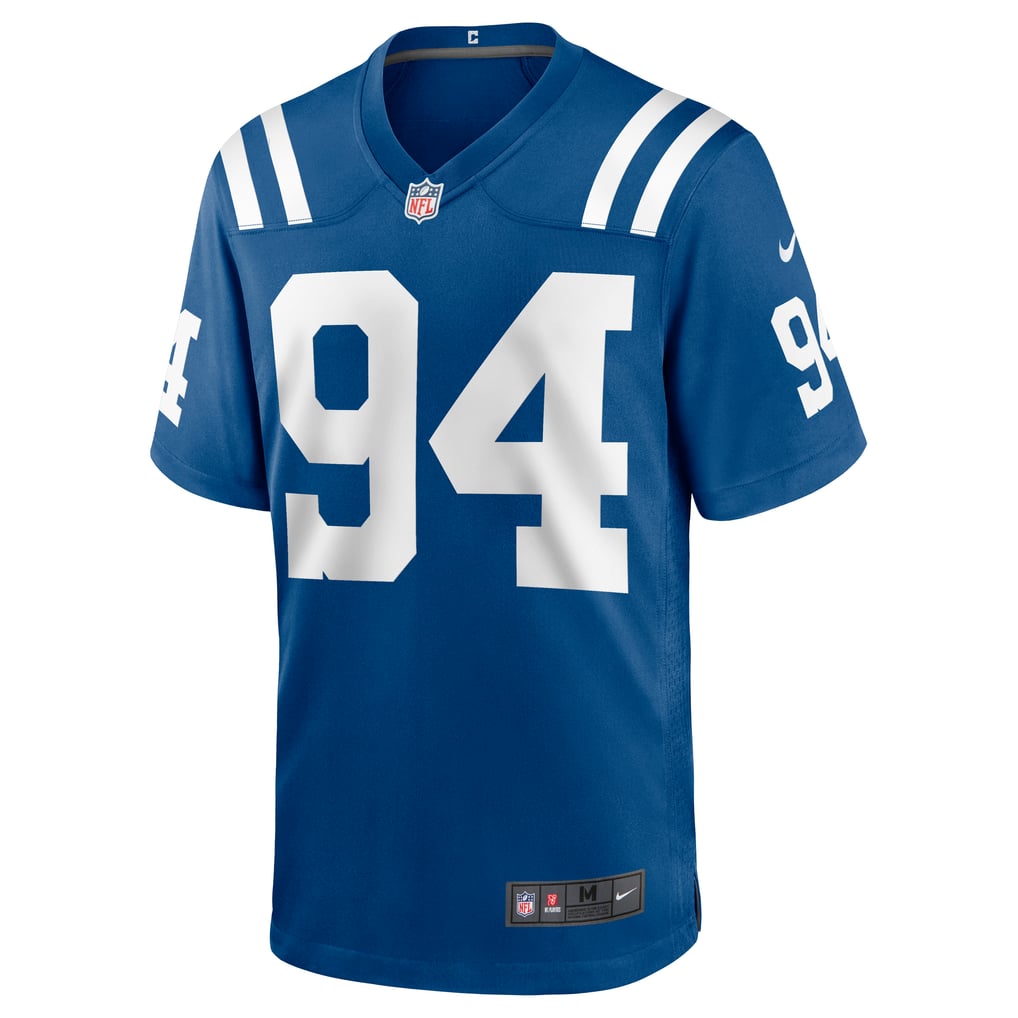 Men's Indianapolis Colts Tyquan Lewis Nike Royal Game Jersey - Image 3