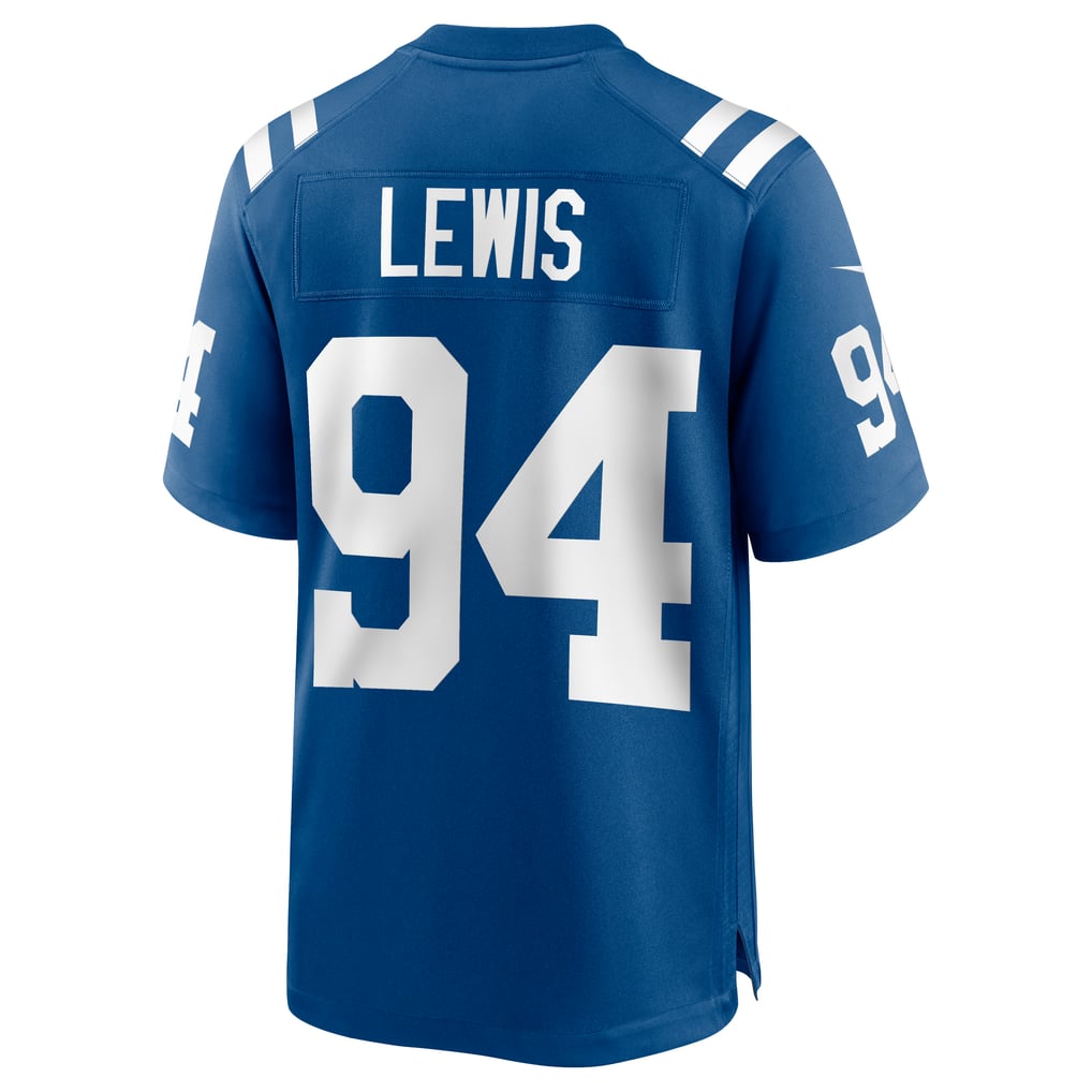 Men's Indianapolis Colts Tyquan Lewis Nike Royal Game Jersey - Image 4