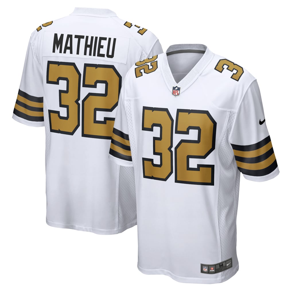 Men's New Orleans Saints Tyrann Mathieu Nike White Alternate Game Jersey - Image 1