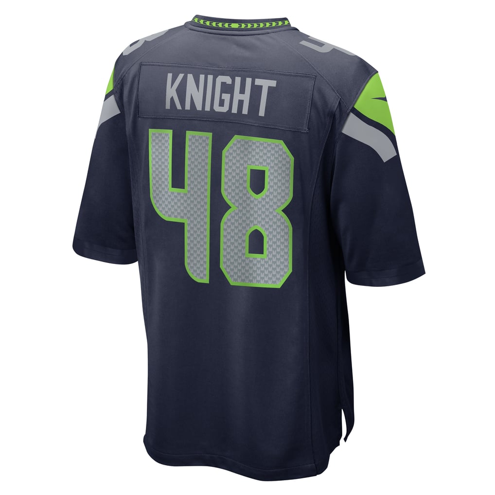 Men's Seattle Seahawks Tyrice Knight Nike  College Navy  Game Jersey - Image 4