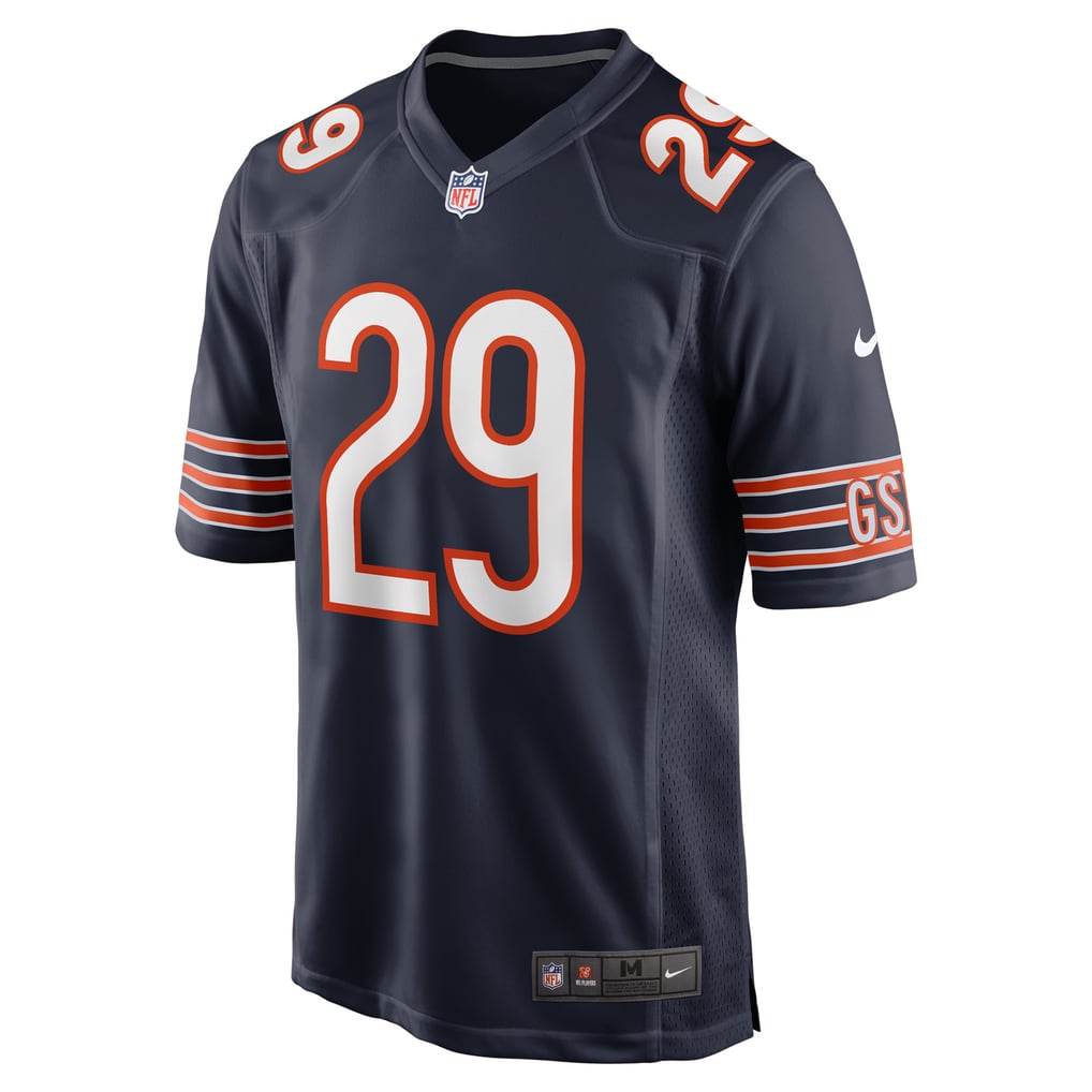 Men's Chicago Bears Tyrique Stevenson Nike Navy Game Jersey - Image 3