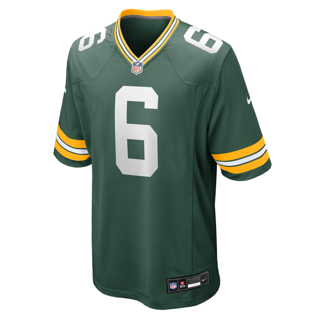 Men's Green Bay Packers Tyrod Taylor Nike Green Team Game Jersey - Image 5
