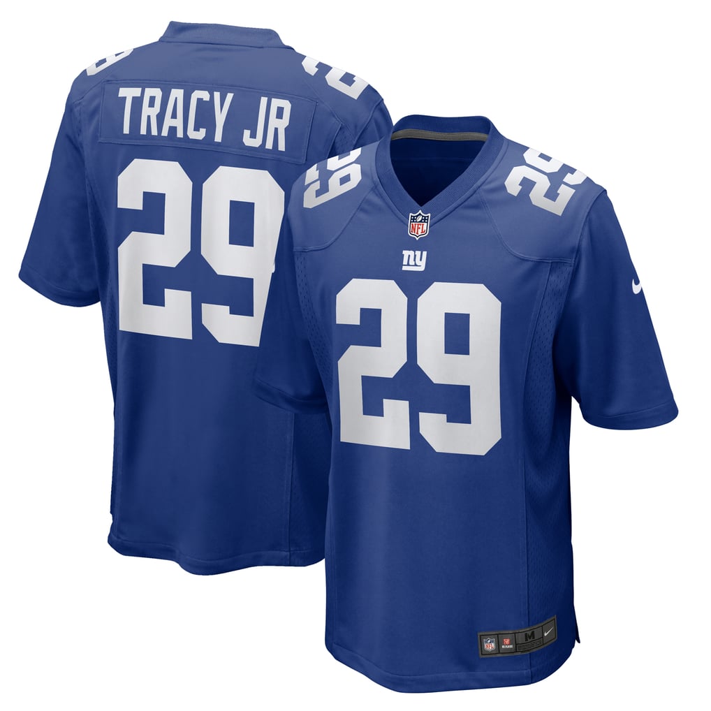 Men's New York Giants Tyrone Tracy Jr. Nike  Royal Team Game Jersey - Image 1