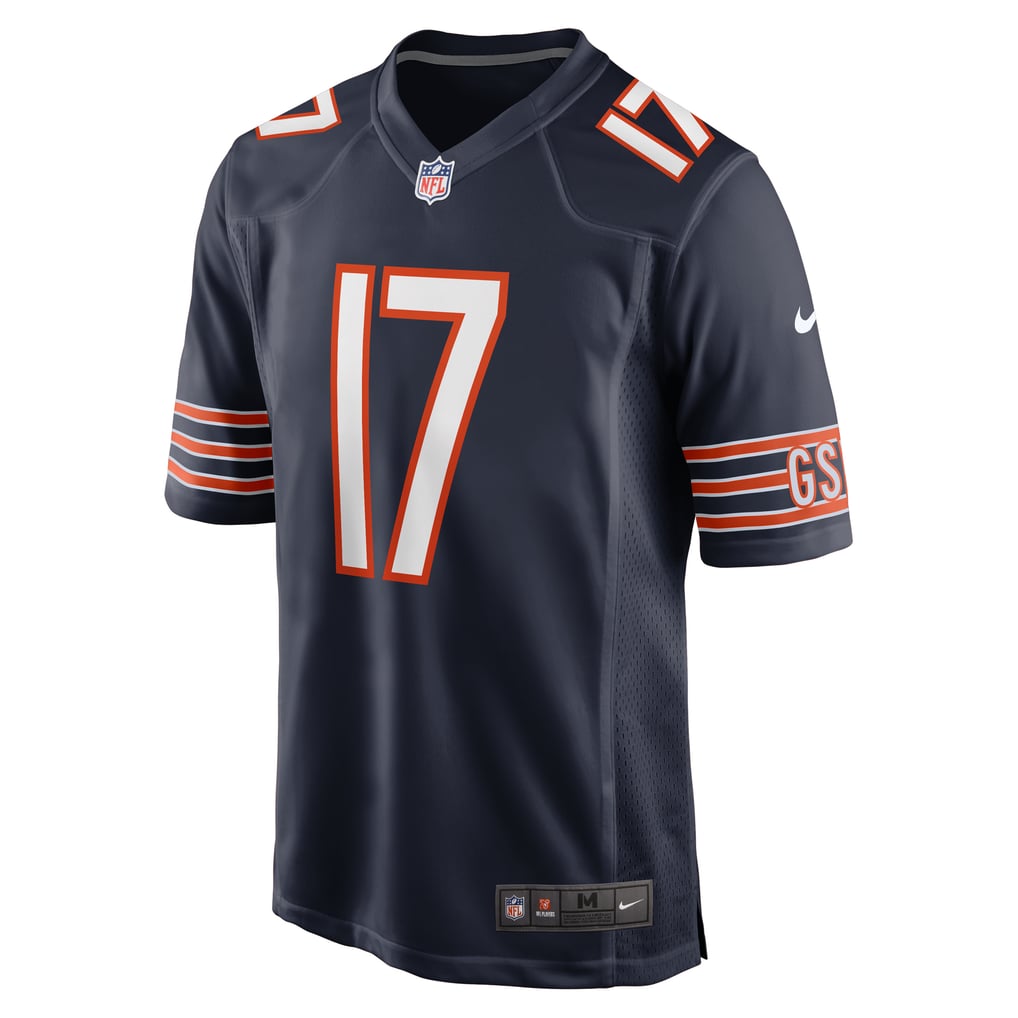 Men's Chicago Bears Tyson Bagent Nike Navy Game Jersey - Image 3