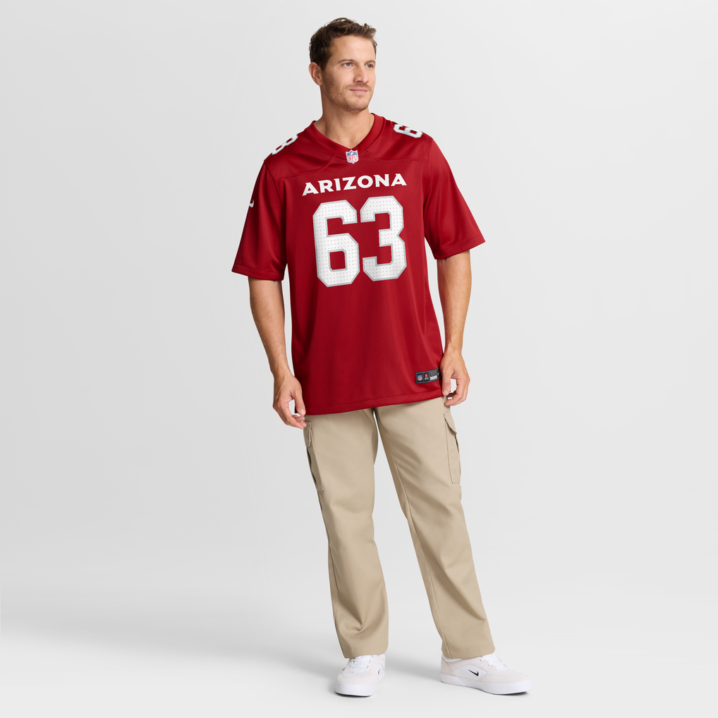 Men's Arizona Cardinals Vershon Lee Nike Cardinal Team Game Jersey - Image 3