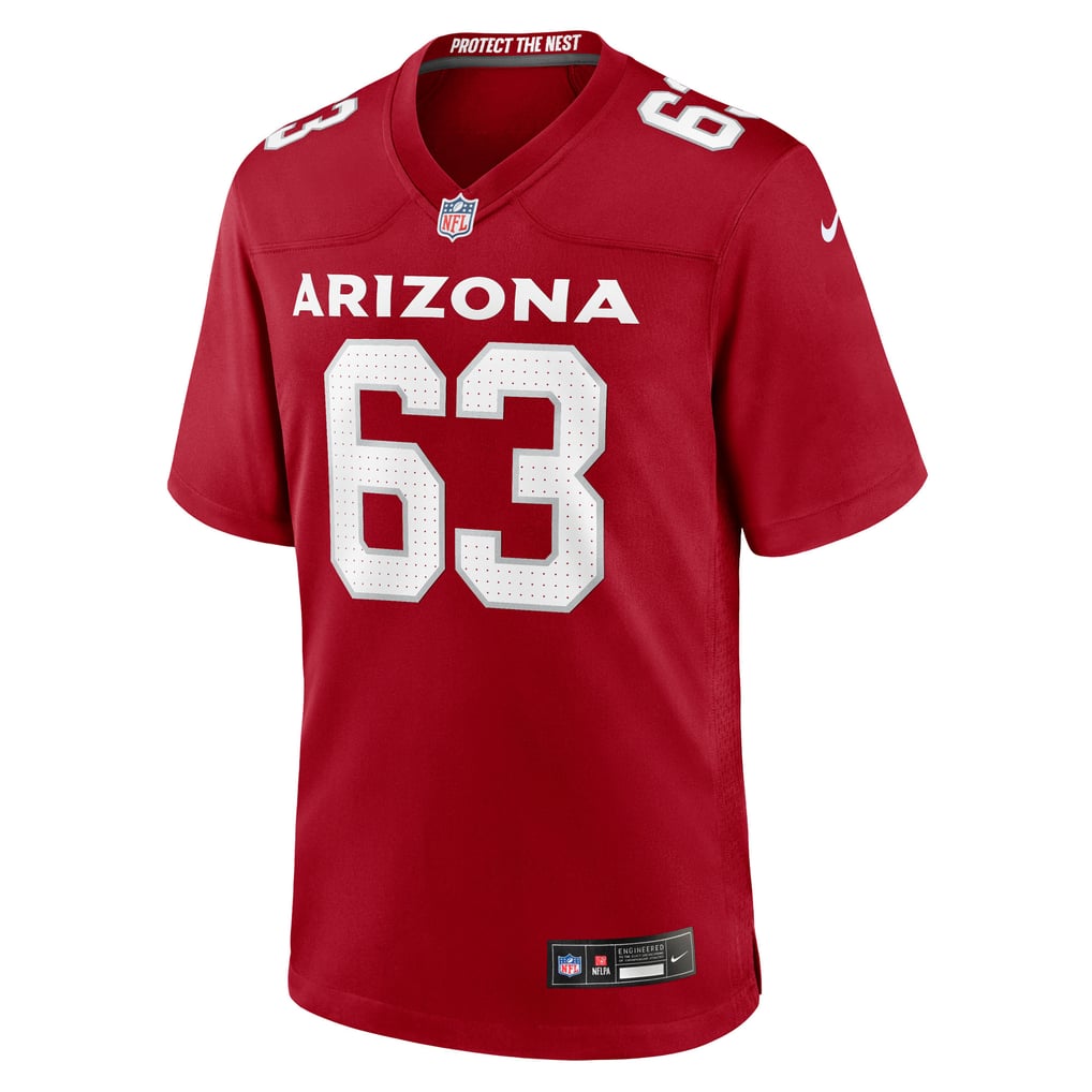 Men's Arizona Cardinals Vershon Lee Nike Cardinal Team Game Jersey - Image 5