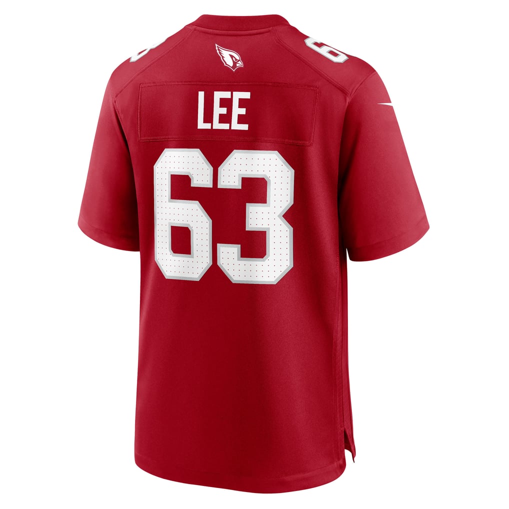 Men's Arizona Cardinals Vershon Lee Nike Cardinal Team Game Jersey - Image 6