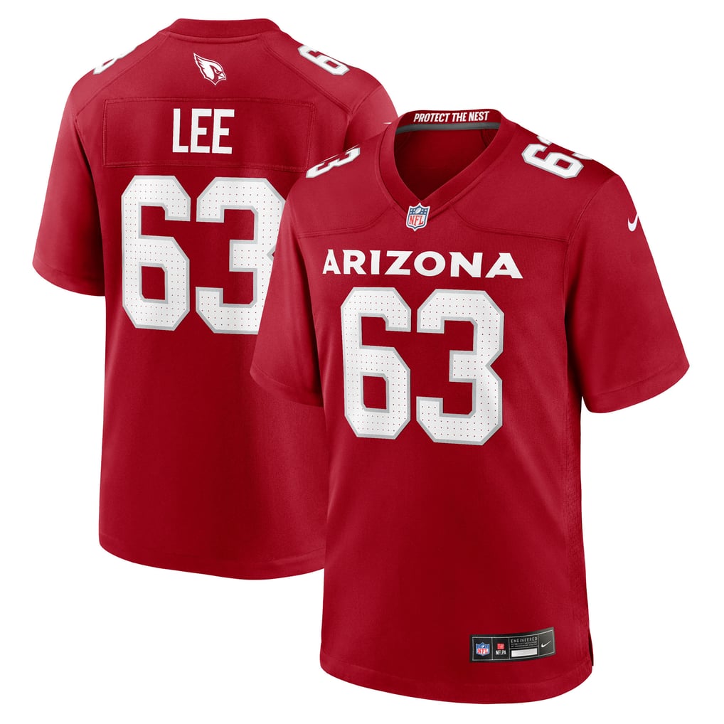 Men's Arizona Cardinals Vershon Lee Nike Cardinal Team Game Jersey - Image 1