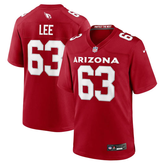 Men's Arizona Cardinals Vershon Lee Nike Cardinal Team Game Jersey - Image 1