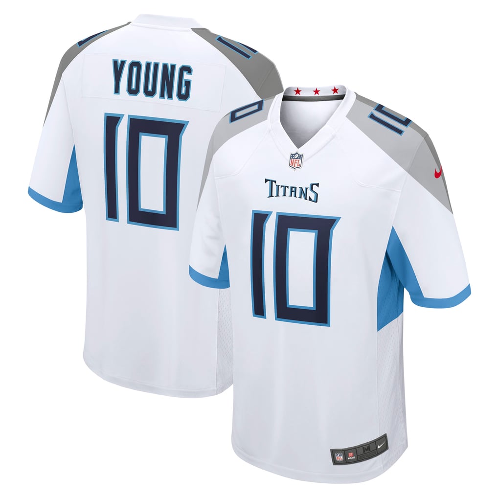 Men's Tennessee Titans Vince Young Nike White Retired Player Game Jersey - Image 1