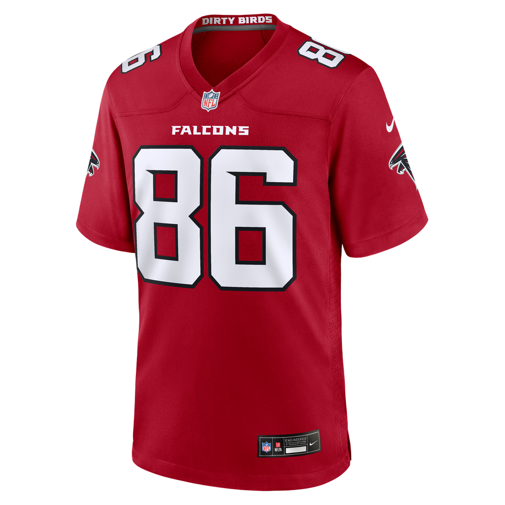 Men's Atlanta Falcons Vinny Anthony II Nike Red Team Game Jersey