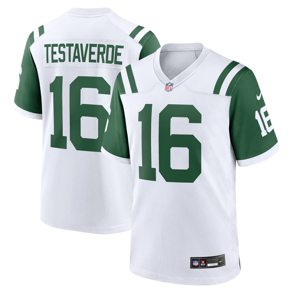 Men's New York Jets Vinny Testaverde Nike White Retired Player Alternate Game Jersey - Image 2