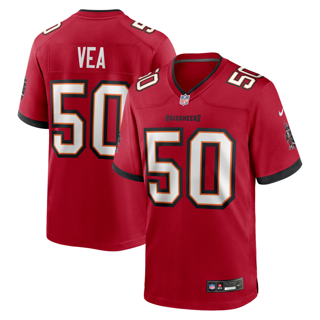Men's Tampa Bay Buccaneers Vita Vea Nike  Red  Game Jersey - Image 1