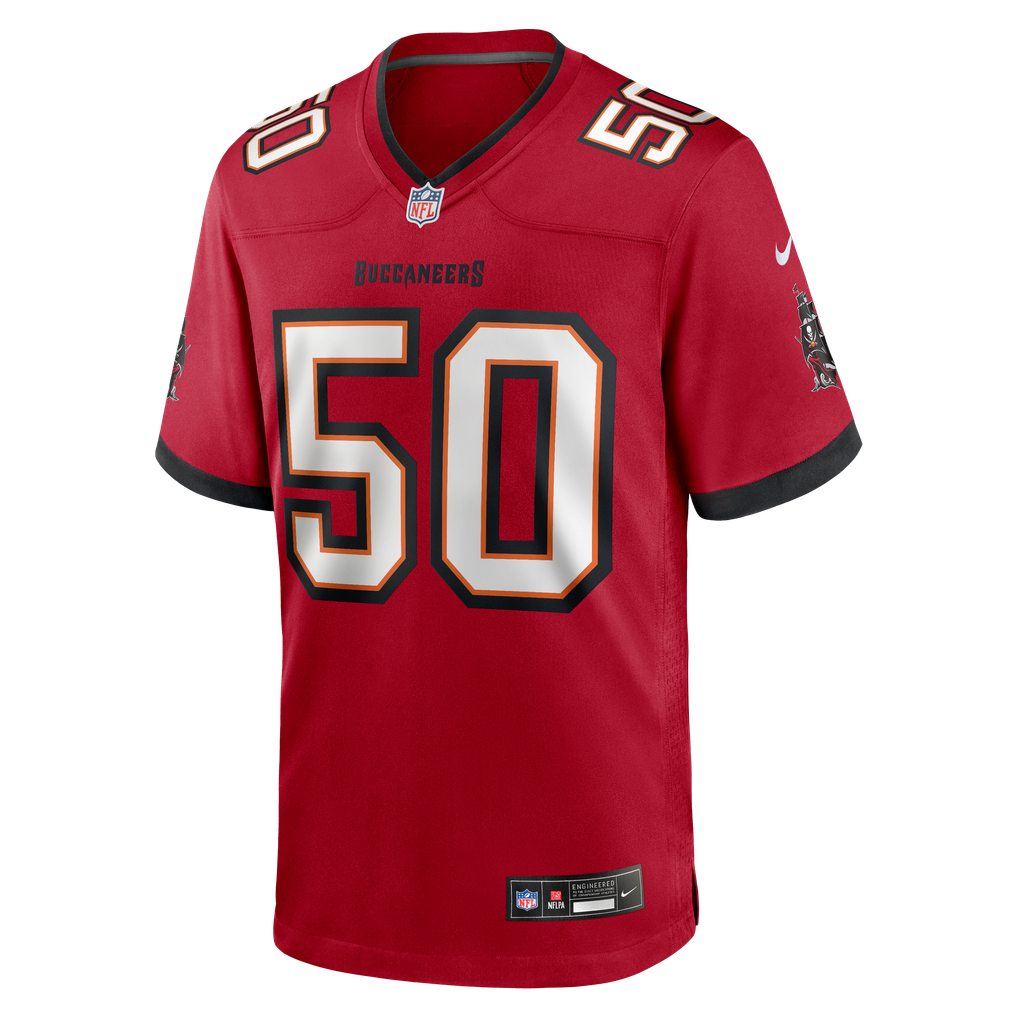 Men's Tampa Bay Buccaneers Vita Vea Nike Red Game Jersey - Image 3