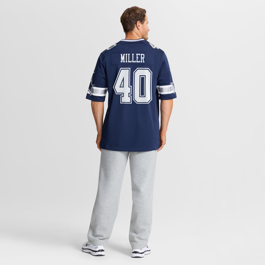 Men's Dallas Cowboys Von Miller Nike Navy Game Jersey - Image 4
