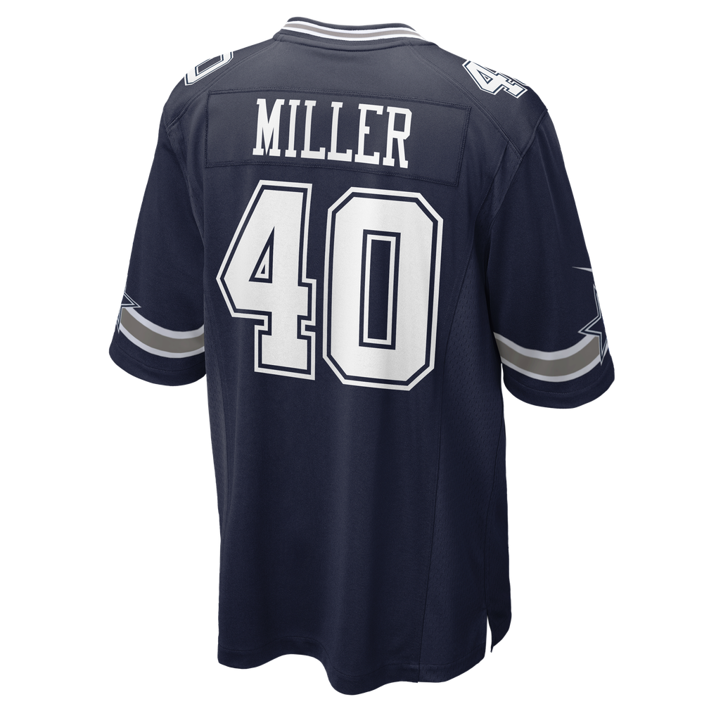 Men's Dallas Cowboys Von Miller Nike Navy Game Jersey - Image 6