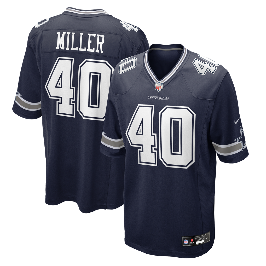 Men's Dallas Cowboys Von Miller Nike Navy Game Jersey - Image 1