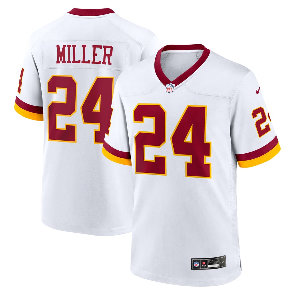 Men's Washington Commanders Von Miller Nike White Game Super Bowl Era Jersey - Image 1