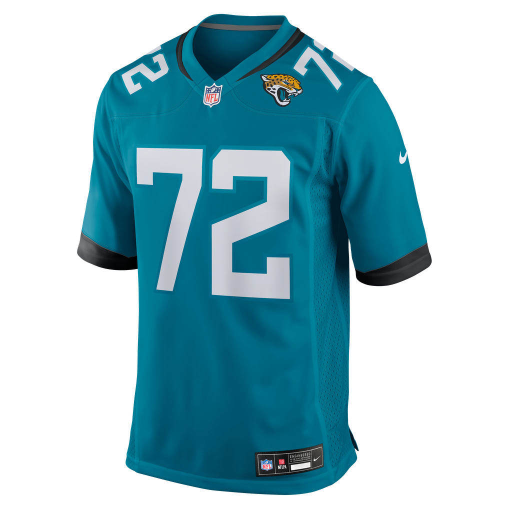 Men's Jacksonville Jaguars Walker Little Nike Teal Game Jersey - Image 3