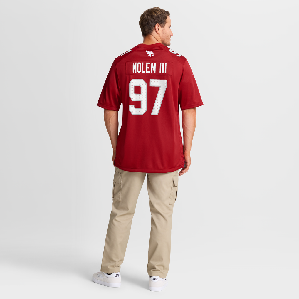Men's Arizona Cardinals Walter Nolen Nike Cardinal Game Player Jersey - Image 9