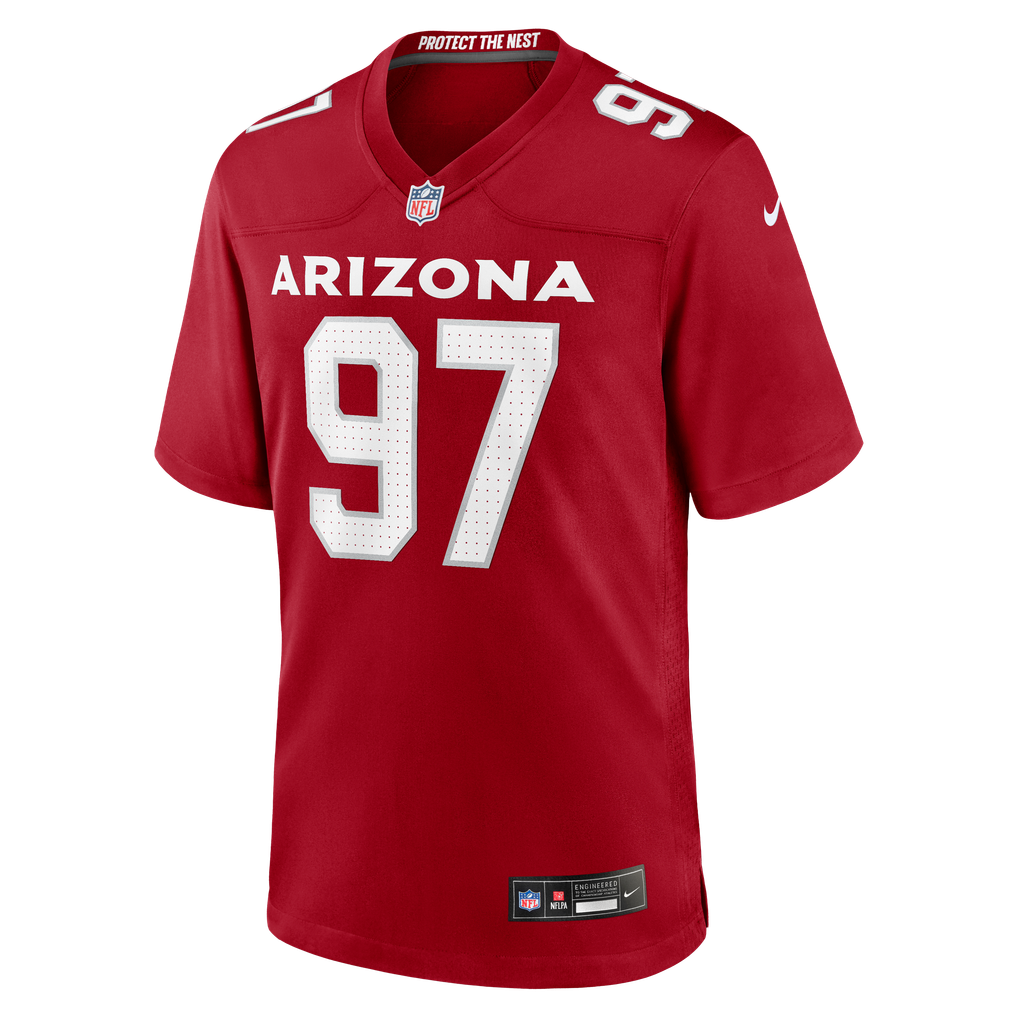 Men's Arizona Cardinals Walter Nolen Nike Cardinal Game Player Jersey - Image 3