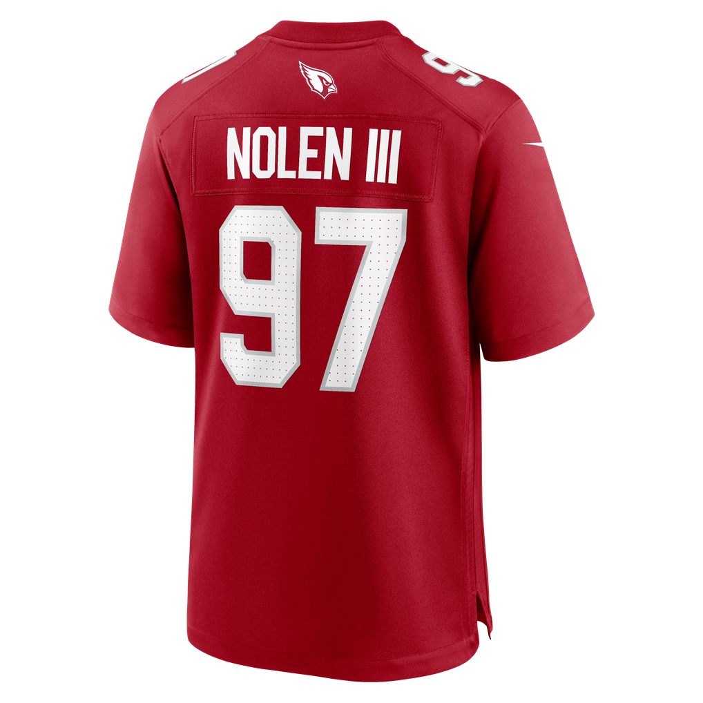 Men's Arizona Cardinals Walter Nolen Nike Cardinal Game Player Jersey - Image 4