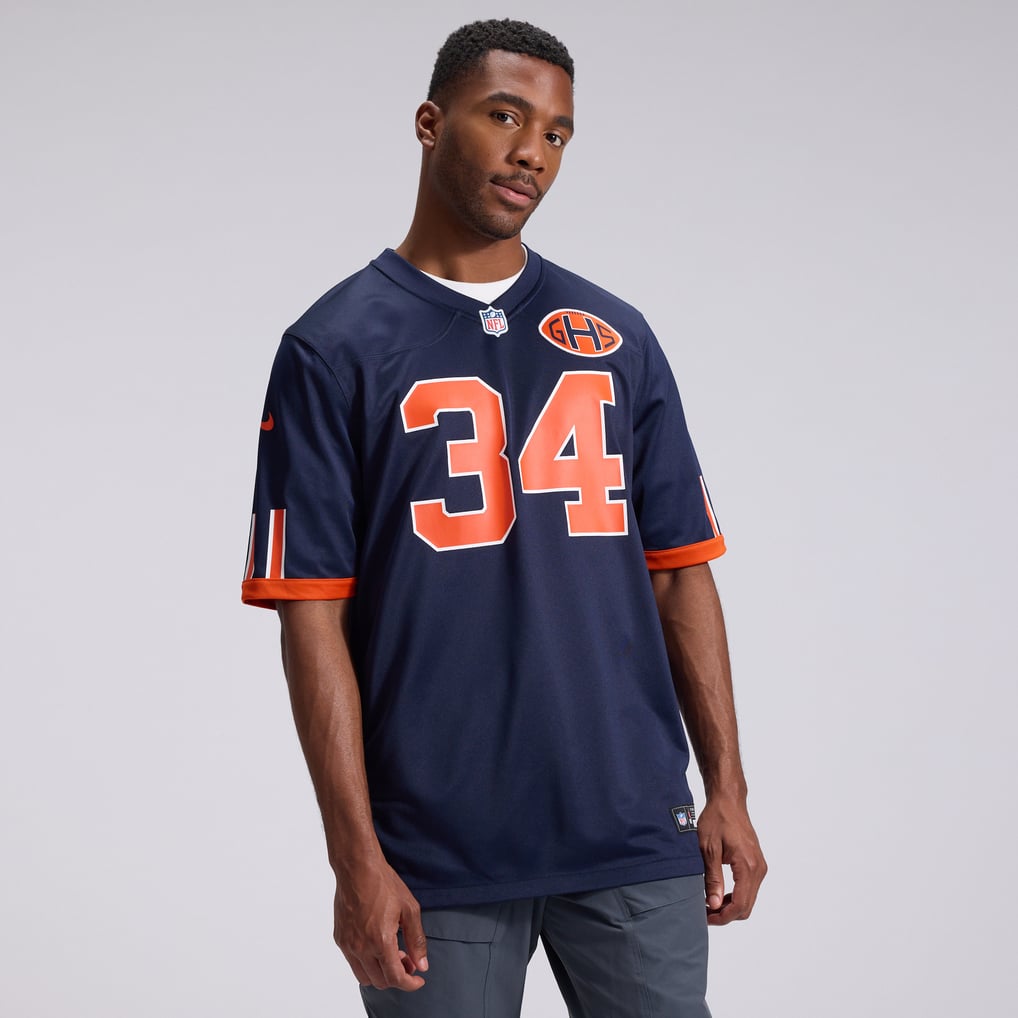 Men's Chicago Bears Walter Payton Nike Navy 2026 Rivalries Collection Game Jersey - Image 3
