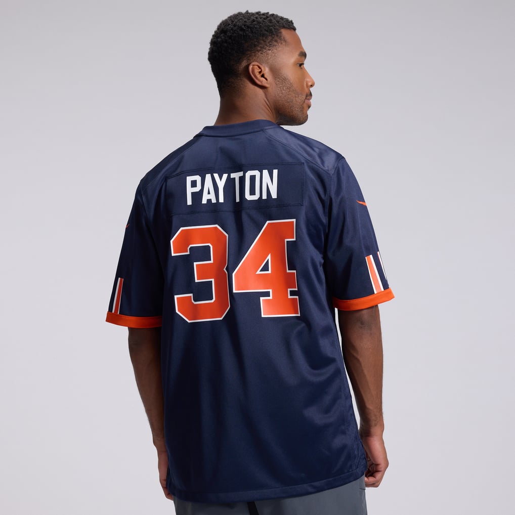 Men's Chicago Bears Walter Payton Nike Navy 2026 Rivalries Collection Game Jersey - Image 4