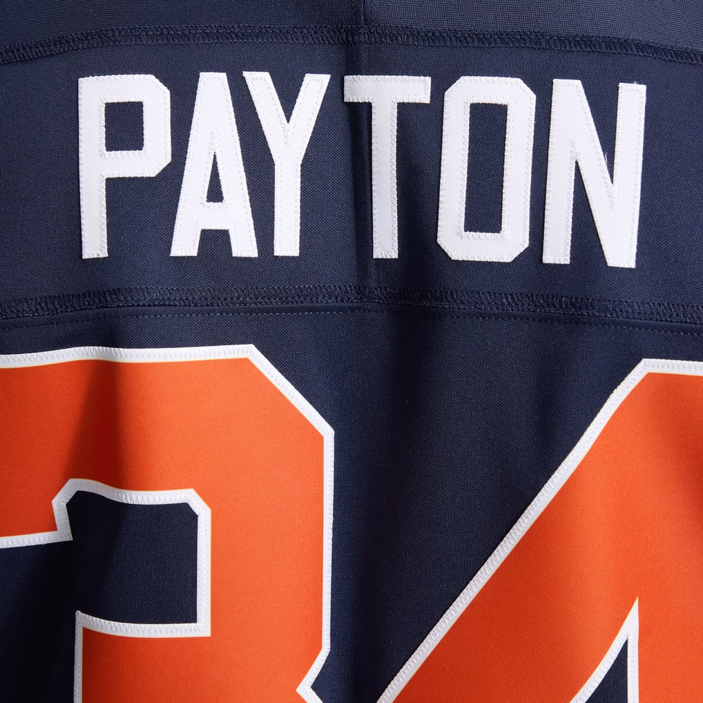 Men's Chicago Bears Walter Payton Nike Navy 2026 Rivalries Collection Stitched Limited Jersey - Image 12