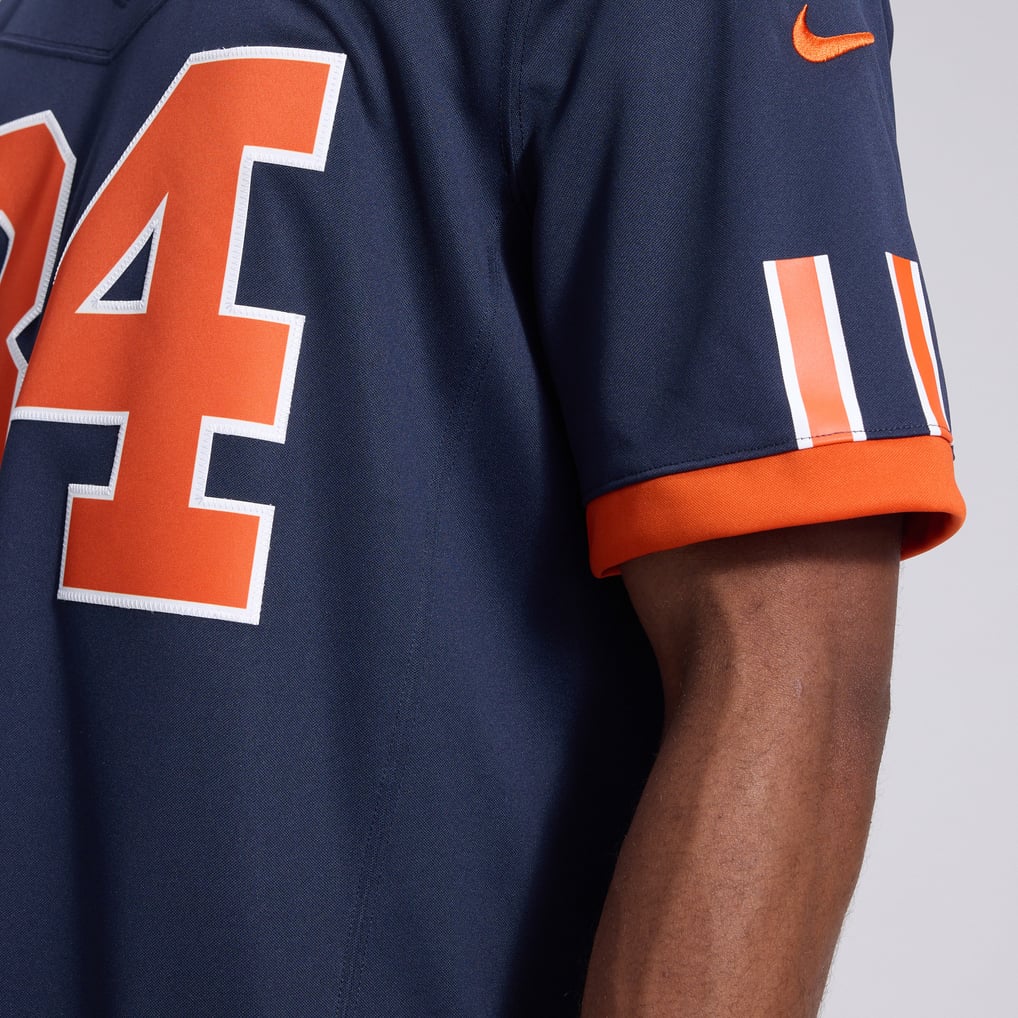 Men's Chicago Bears Walter Payton Nike Navy 2026 Rivalries Collection Stitched Limited Jersey - Image 13