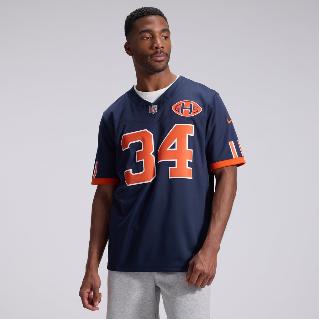 Men's Chicago Bears Walter Payton Nike Navy 2026 Rivalries Collection Stitched Limited Jersey - Image 3