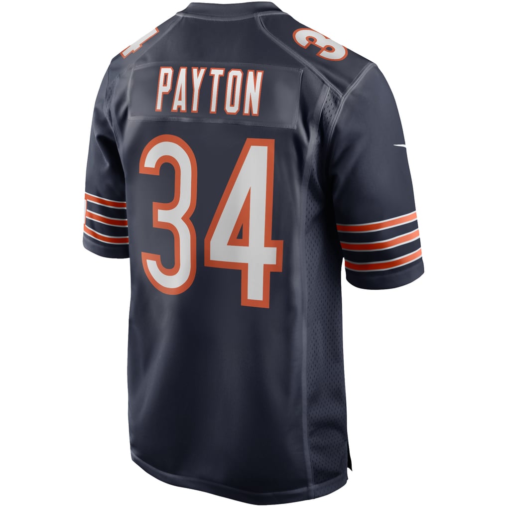 Men's Chicago Bears Walter Payton Nike Navy Game Retired Player Jersey - Image 4